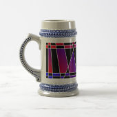 Art Deco 'Fractured' by Kenneth yoncich Bierglas (Links)