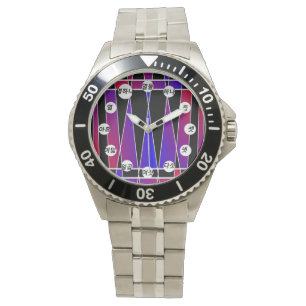 Art Deco "Fractured" (K Face) von Kenneth Yoncich Armbanduhr