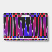 Art Deco "Fractured" von Kenneth Yoncich Ausweis (Rückseite)