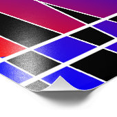 Art Deco "Fractured" von Kenneth Yoncich Fotodruck (Ecke)