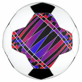 Art Deco "Fractured" von Kenneth Yoncich Fußball (Vorderseite)