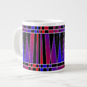 Art Deco "Fractured" von Kenneth Yoncich Jumbo-Tasse