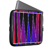 Art Deco "Fractured" von Kenneth Yoncich Laptopschutzhülle (Vorne Rechts)