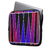 Art Deco "Fractured" von Kenneth Yoncich Laptopschutzhülle (Vorderseite Links)