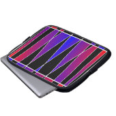 Art Deco "Fractured" von Kenneth Yoncich Laptopschutzhülle (Vorne Knopf)