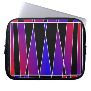Art Deco "Fractured" von Kenneth Yoncich Laptopschutzhülle