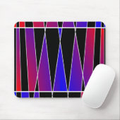 Art Deco "Fractured" von Kenneth Yoncich Mousepad (Mit Mouse)