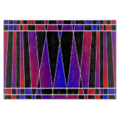 Art Deco "Fractured" von Kenneth Yoncich Schneidebrett (Vorderseite)