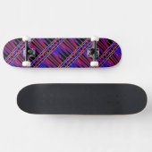 Art Deco "Fractured" von Kenneth Yoncich Skateboard (Horizontal)