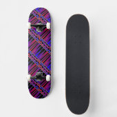 Art Deco "Fractured" von Kenneth Yoncich Skateboard (Vorderseite)