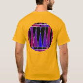 Art Deco "Fractured" von Kenneth Yoncich T-Shirt (Rückseite)