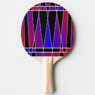 Art Deco "Fractured" von Kenneth Yoncich Tischtennis Schläger