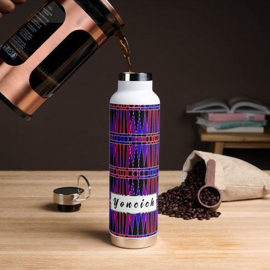 Art Deco "Fractured" von Kenneth Yoncich Trinkflasche (Kaffee)