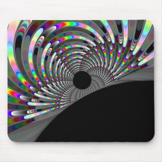 Art Deco Fraktal Mousepad (Vorne)