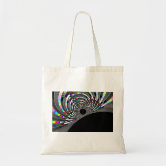 Art Deco Fraktal Tragetasche (Vorne)