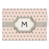 Art Deco Frame Champagne Silver Jewel Dots (Vorderseite (Horizontal))