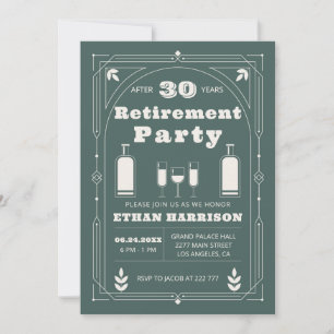 Art Deco Frame Einladung