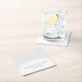 Art Deco Frame Square Paper Untersetzer (Vor Ort)