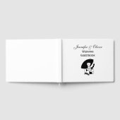 Art Deco Frau in Big Hat Gloves RL Gästebuch (Voll)