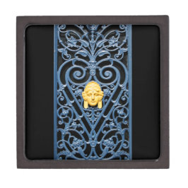 Art Deco Frauen Herzstück Schmiedeeisen Geschenkbo Schachtel