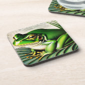 Art Deco Frog Getränkeuntersetzer (Linke Seite)