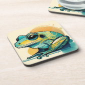 Art Deco Frog Hard Plastic Untersetzer Set (Linke Seite)