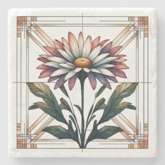 Art Deco Gänseblümchen-Steinhalter Steinuntersetzer