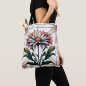 Art Deco Gänseblümchen Tasche (Von Nahem)