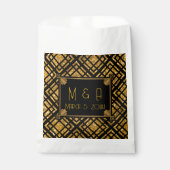 Art Deco Gastgeschenk Hochzeit Bags Geschenktütchen (Vorderseite)
