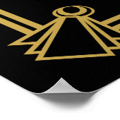 Art Deco Gatsby "Bitte unterschreiben Sie unser Gä Poster (Ecke)