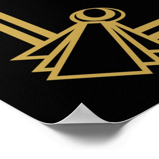 Art Deco Gatsby "Bitte unterschreiben Sie unser Gä Poster (Ecke)