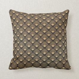 Art Deco Gatsby Fan Muster Kissen