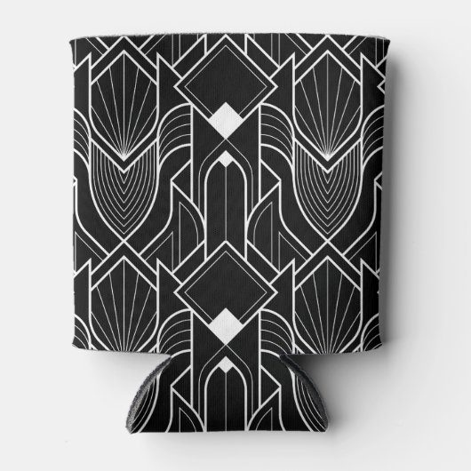 Art Deco Gatsby Pattern Dosenkühler (Vorderseite)