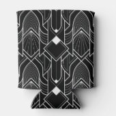 Art Deco Gatsby Pattern Dosenkühler (Rückseite)