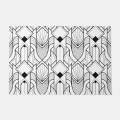 Art Deco Gatsby Pattern Fußmatte (Vorderseite)
