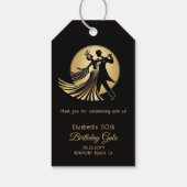 Art Deco Gatsby Roaring 20s Prohibition Custom Geschenkanhänger (Rückseite)
