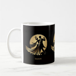 Art Deco Gatsby Roaring 20s Prohibition Gift Name Kaffeetasse