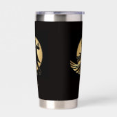 Art Deco Gatsby Roaring 20s Prohibition Gift Name Thermobecher (Links)