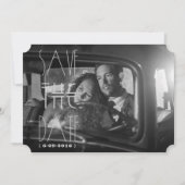 Art Deco Gatsby Save the Date | 12x18 Einladungska (Vorderseite)