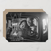 Art Deco Gatsby Save the Date | 12x18 Einladungska (Vorne/Hinten)