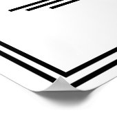 Art Deco Gatsby Stil "Bitte unterschreiben Sie uns Poster (Ecke)