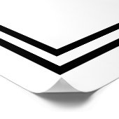 Art Deco Gatsby Style Geschenk & Kartentisch Poster (Ecke)