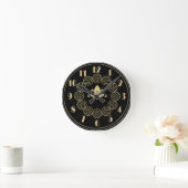 Art Deco Gatsby Style Wallclock Runde Wanduhr (Zuhause)