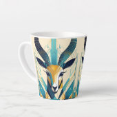 Art Deco Gazelle 12oz Tasse (Linke Ecke)