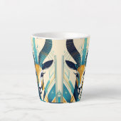 Art Deco Gazelle 12oz Tasse (Vorderseite)