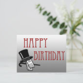 Art Deco Geburtstag Postkarte (Stehend Vorderseite)