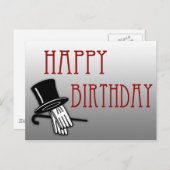 Art Deco Geburtstag Postkarte (Vorne/Hinten)