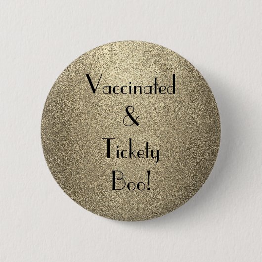 Art Déco geimpft und Tickety Boo Button (Vorderseite)