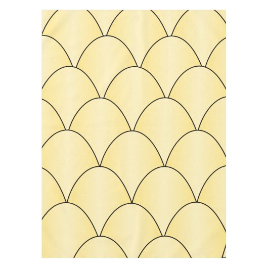Art Deco Gelbe Schuhe Design Tableclout Tischdecke (Vorderseite)