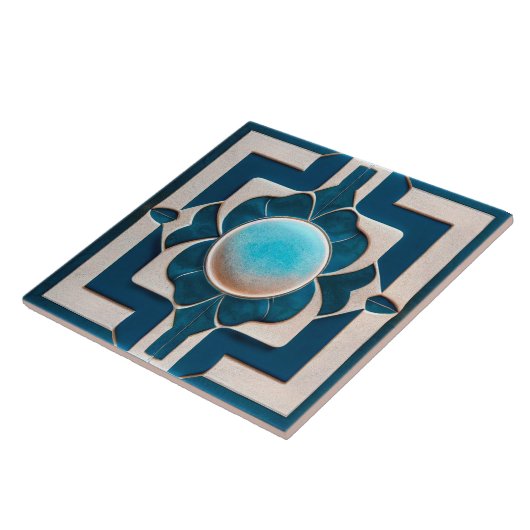 Art Déco Gemusterte Mauer Deco Art Nouveau Fliese (Seite)